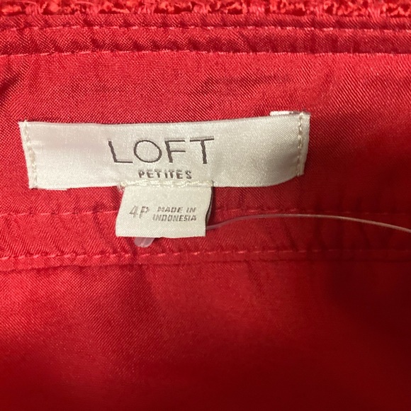 Loft Petite Textured Tweed Pocket Skirt - Picture 6 of 7